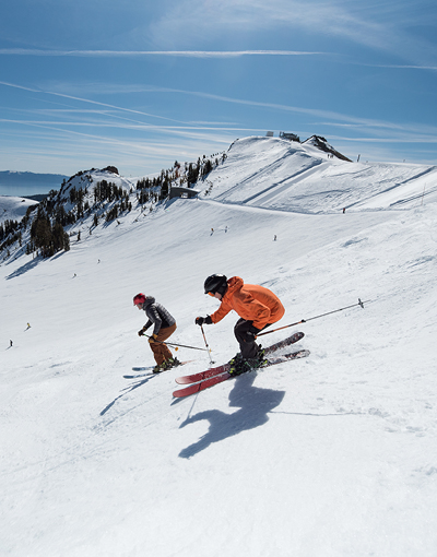 Skiing in California